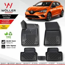 Wöller Renault Clio 5 Paspas 2020 Sonrası 3D Havuzlu Wöller Paspas