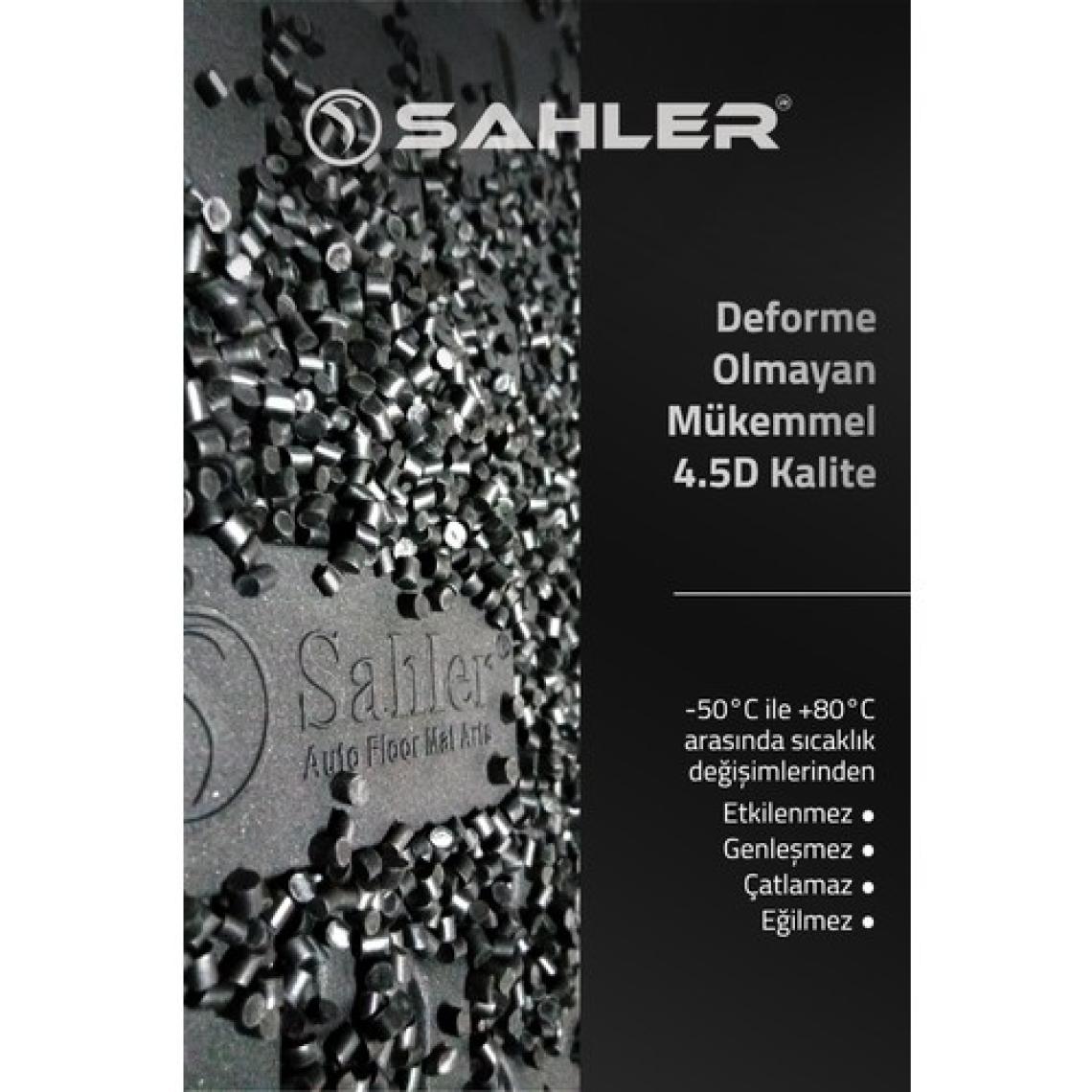 Sahler Fiat Linea 2007 - 2017 Uyumlu 4.5D Premium Havuzlu Paspas Mat Siyah- Linea