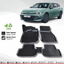 Wöller Volkswagen Passat Paspas B9 Variant Uyumlu 2024 Sonrası 3D Havuzlu Paspas