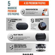 Sahler Citroen C4X / C4 2020-2025 Uyumlu 4.5D Premium Havuzlu Oto Paspas- C4X / C4