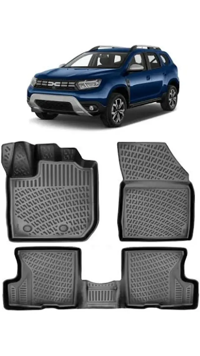 Rizline Dacia Duster 4x2 2023 Sonrası 3D Paspas Takımı Rizline