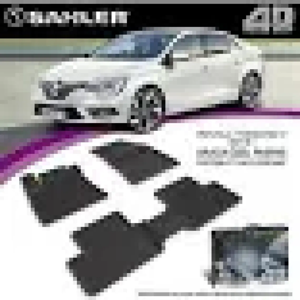 Sahler Renault Megane 4  2016 ve Sonrası 4.5D Havuzlu Paspas Siyah