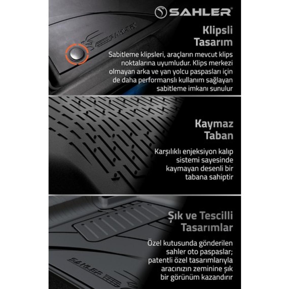 Sahler Skoda Octavia 2013-2020 Uyumlu 4.5D Premium Havuzlu Oto Paspas- Octavia