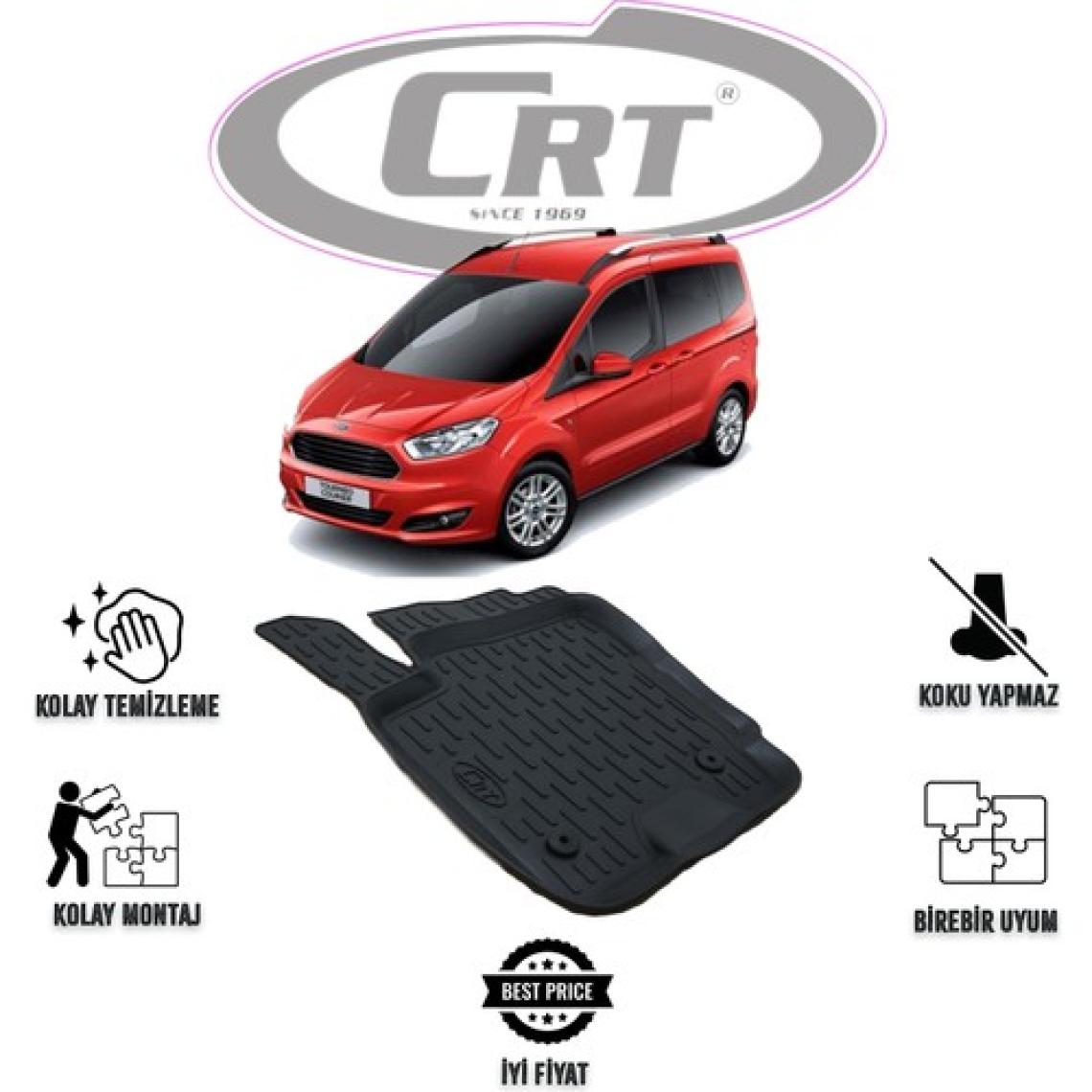 Ford Courier 2016 ve Sonrası Tek Sol 3D Araca Özel Paspas