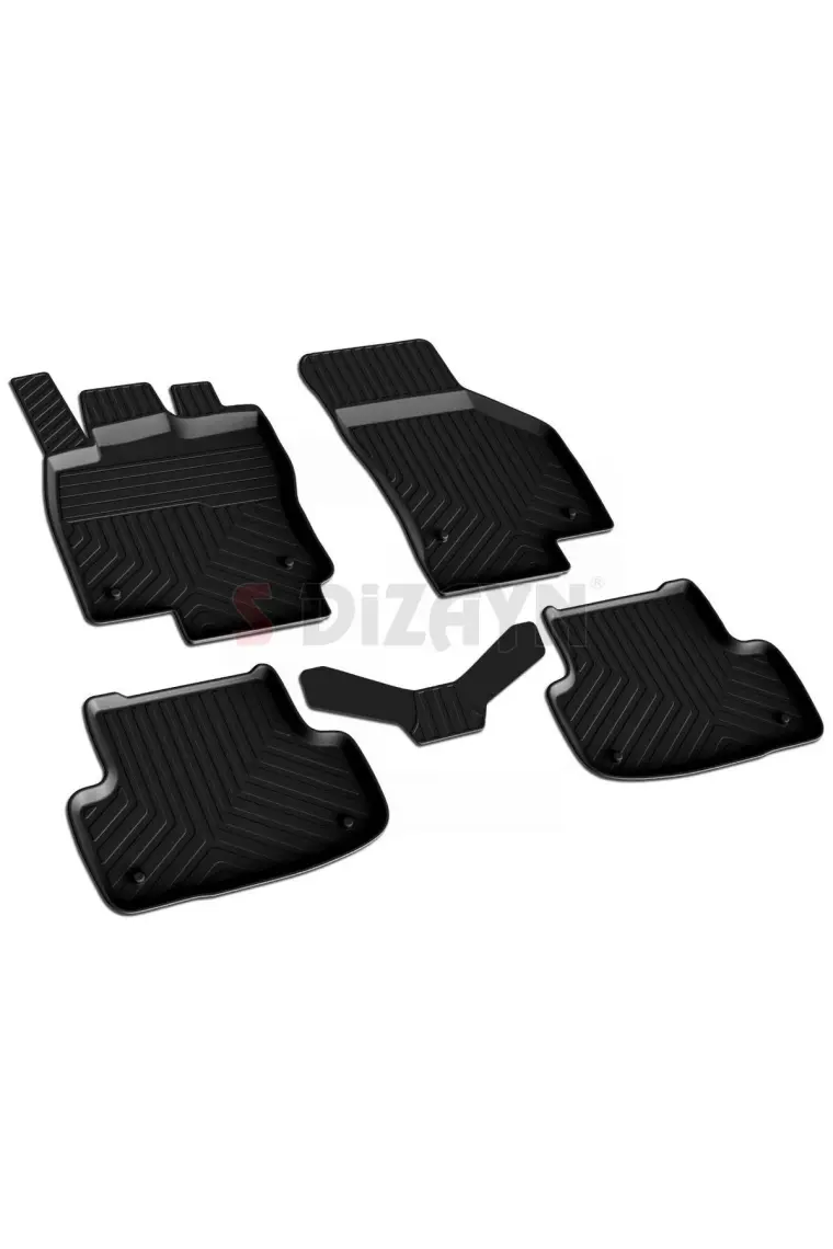 S-Dizayn Volkswagen Golf 7 4D Havuzlu Paspas 2013-2020 A+ Kalite