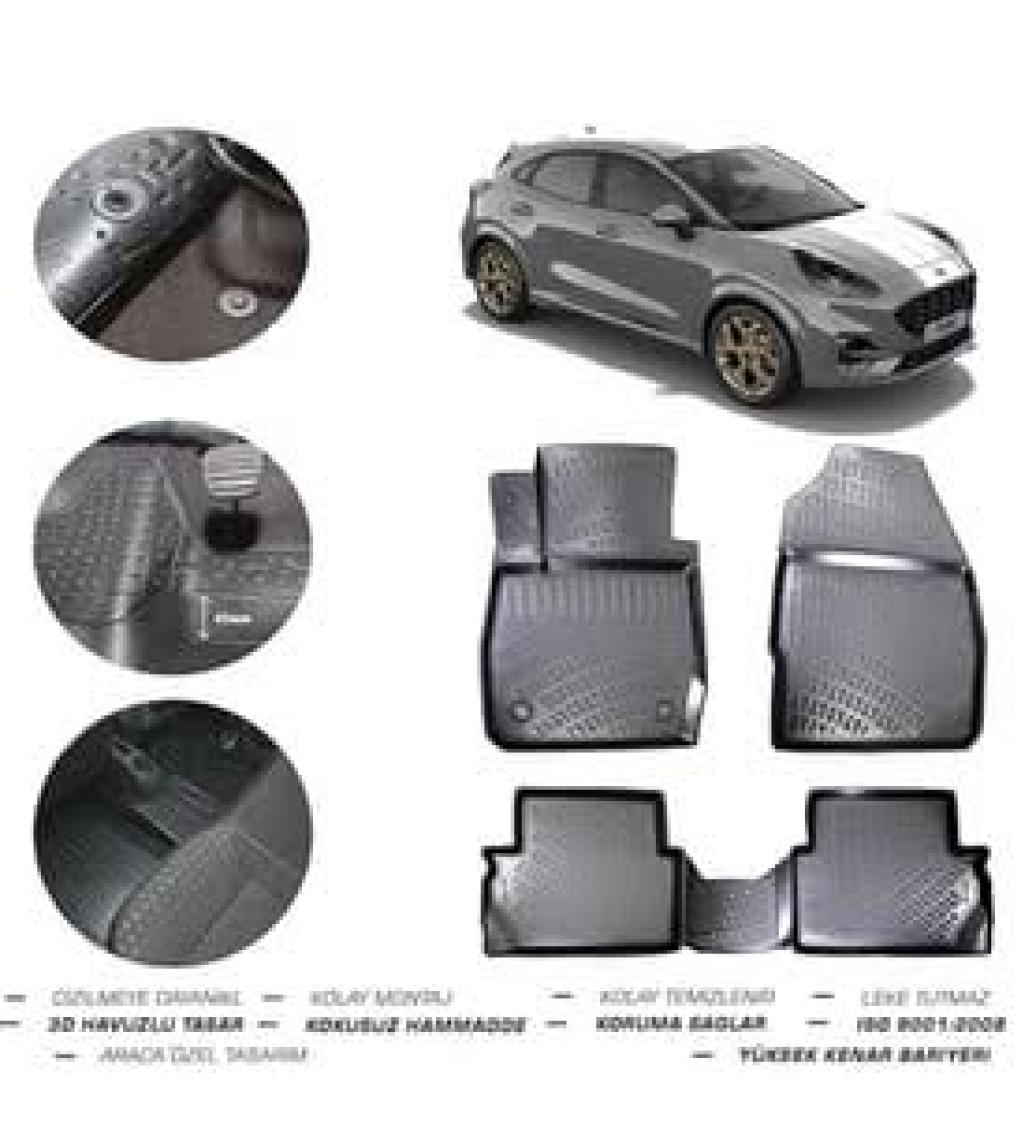 Rizline Ford Puma 3D Havuzlu Paspas