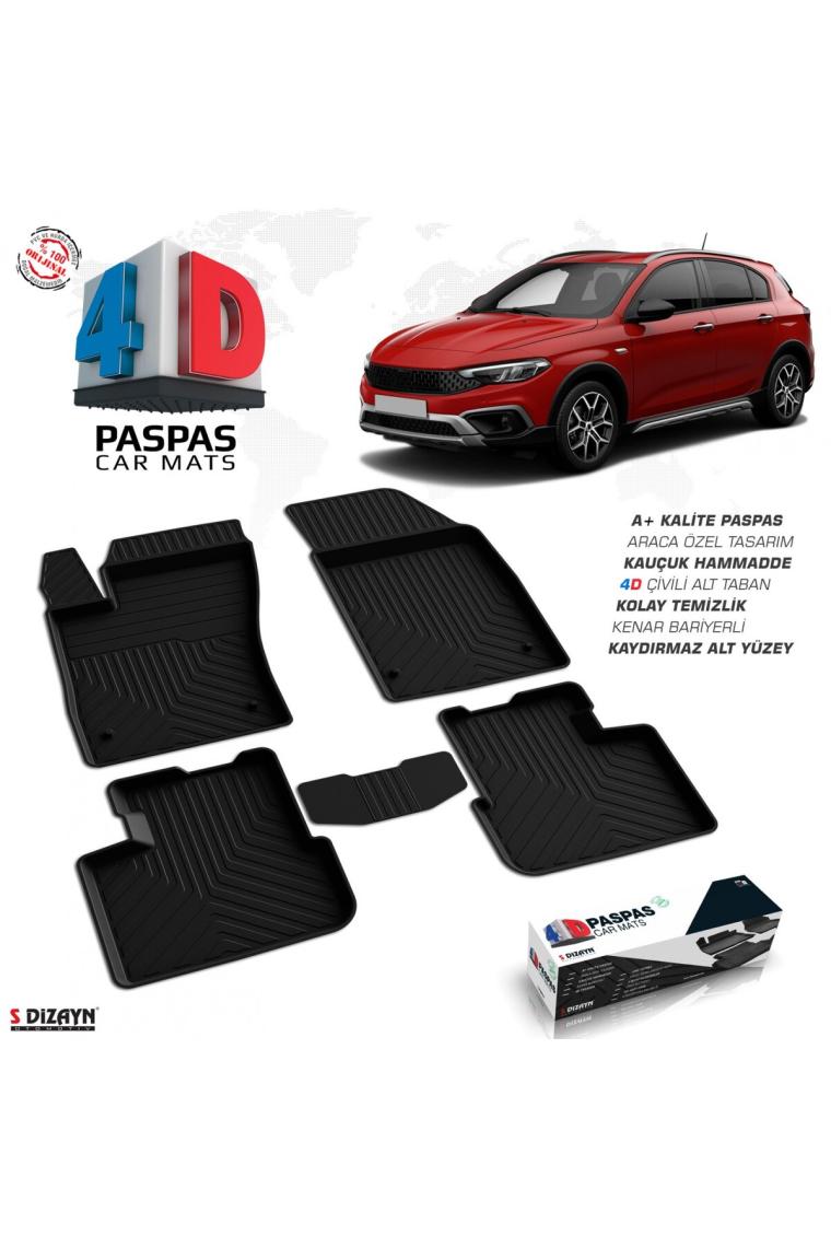 Dnz Fiat Egea Cross 3D Havuzlu Paspas