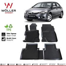 Türkmen Honda Civic Fd6 4d Havuzlu Paspas 2007-2012 Arası