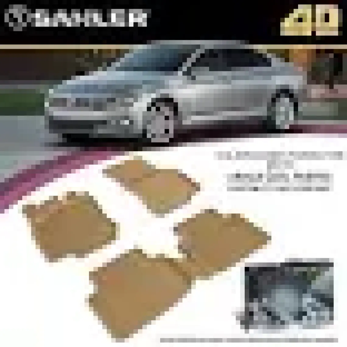 Sahler Volkswagen Passat B8 2019-2023 Uyumlu 4.5D Premium Havuzlu Oto Paspas- Passat B8.5