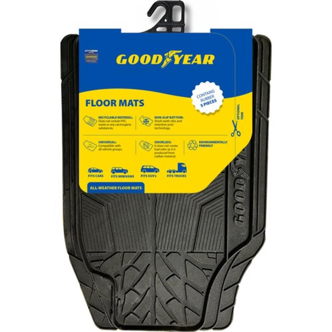 Goodyear Tüm Araçlara Uyumlu Universal 3D Havuzlu Oto Paspas