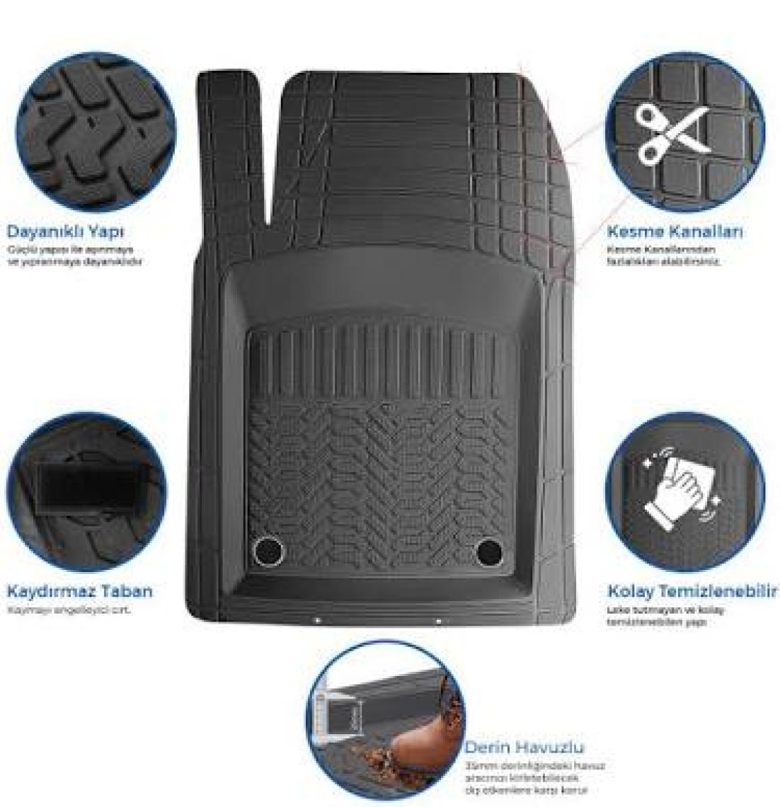 Oto Pandami Renault Clio 3 Grandtour 2005 - 2013 Sw Uyumlu Paspas Seti PP082A1