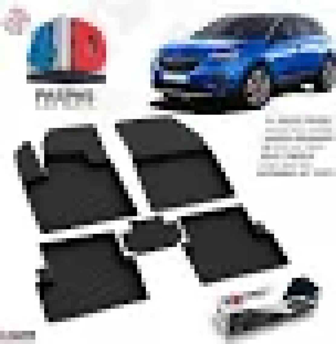 S-Dizayn Opel Grandland X 4D Havuzlu Paspas 2017 ve Üzeri