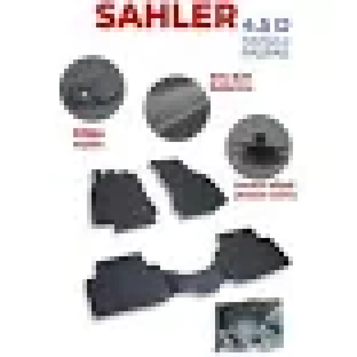 Sahler Audi A3 HB/Sedan 2013-2019 Uyumlu 4.5D PremiumHavuzlu Oto Paspas - Audi A3