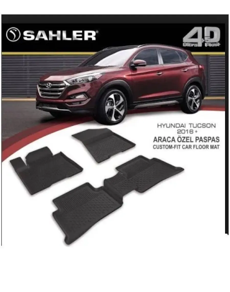 Sahler Hyundai Tucson 2016-2020 SAHLER 4.5D Premium Havuzlu Oto Paspas- Tucson