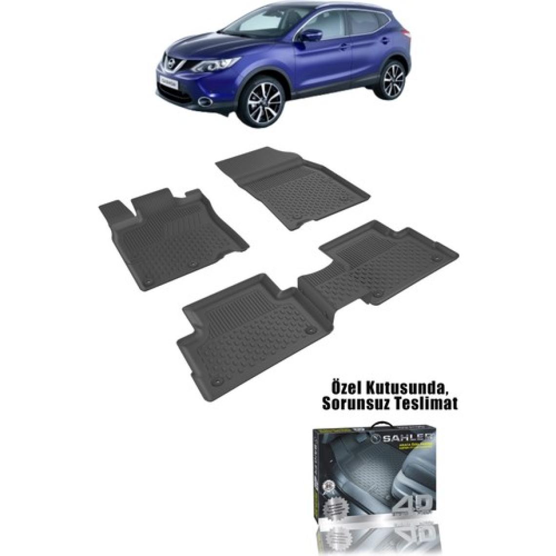 Sahler Nissan Qashqai 2014 -2020 Uyumlu 4.5D Premium Havuzlu Paspas- J11 Qashqai