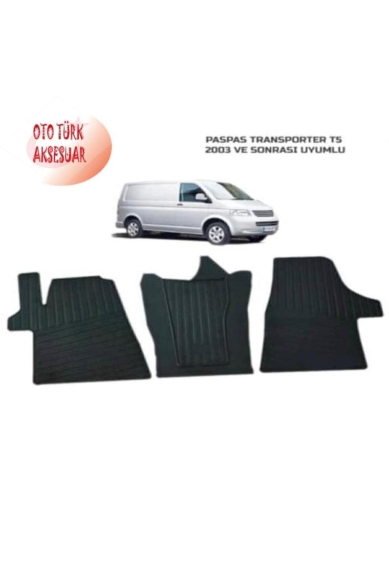 Vw Transporter T5 - T6 - T7 Minibüs Ve Panelvan Kauçuk Paspas Ön