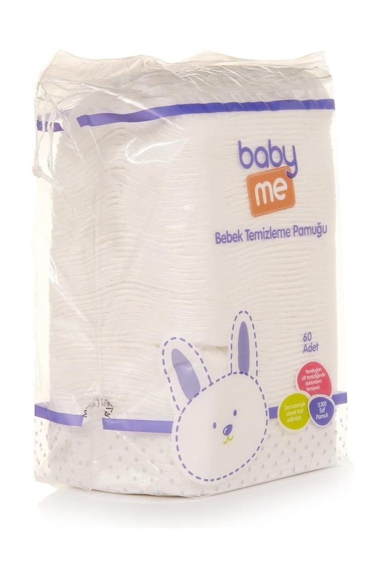 Bebek Temizleme Pamuğu 60 Adet Bae-20017