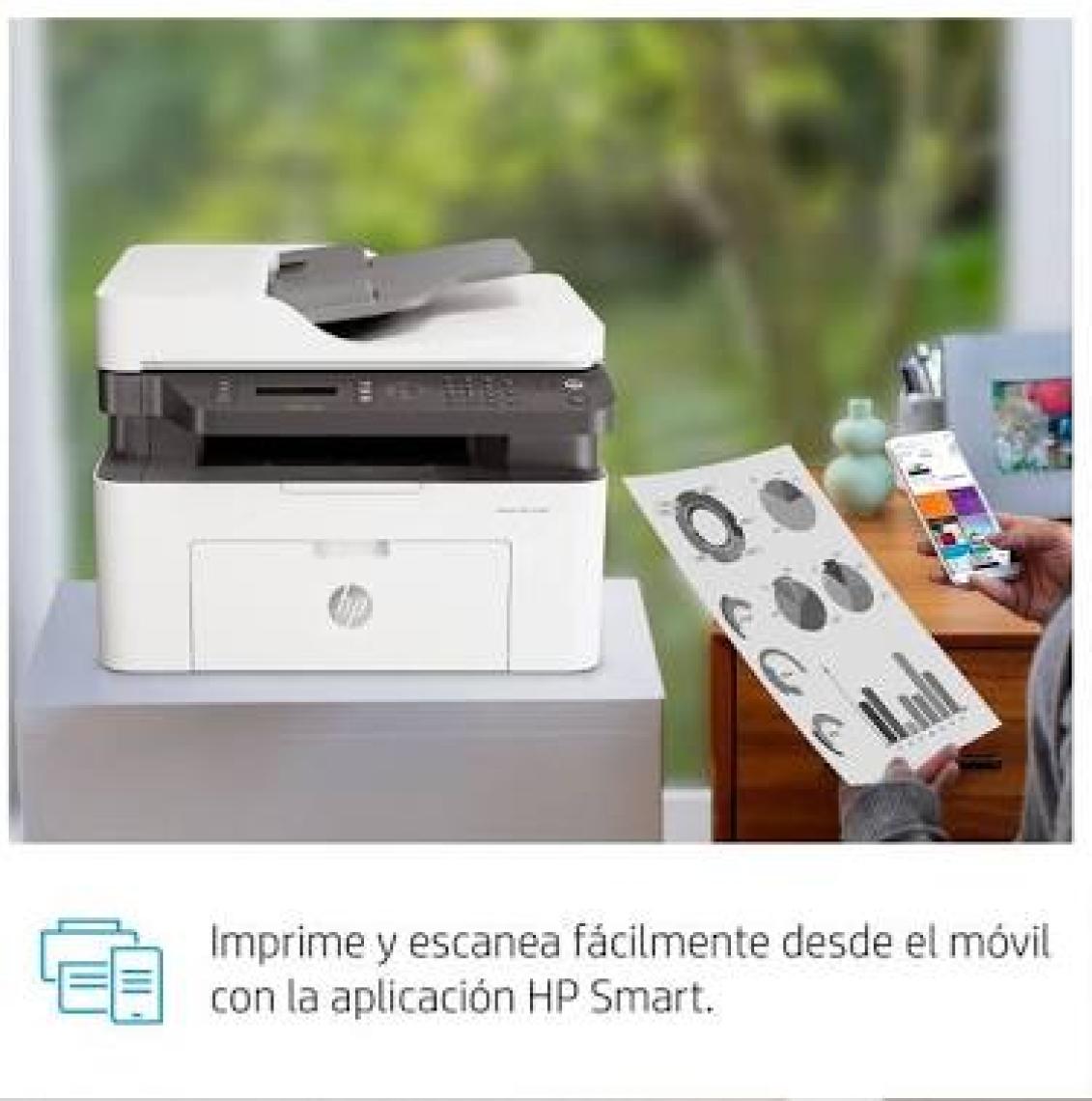 HP Laser MFP 137fnw, Baskı, Fotokopi, Tarama, Faks, Dakikada 20 sayfaya kadar siyah beyaz, 128 MB Ram, 4ZB84A