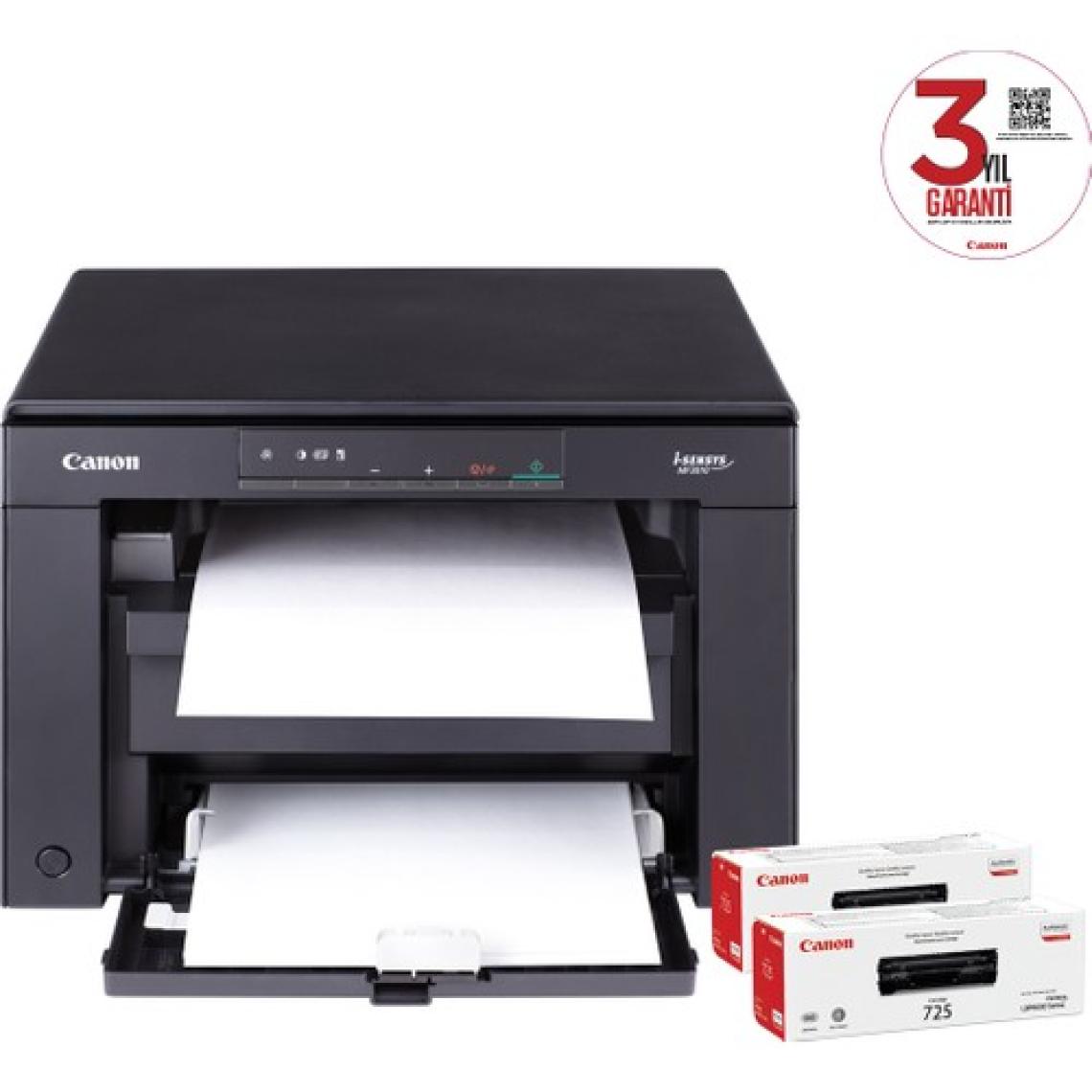 Canon i-Sensys MF3010 Fotokopi + Tarayıcı + Laser Yazıcı