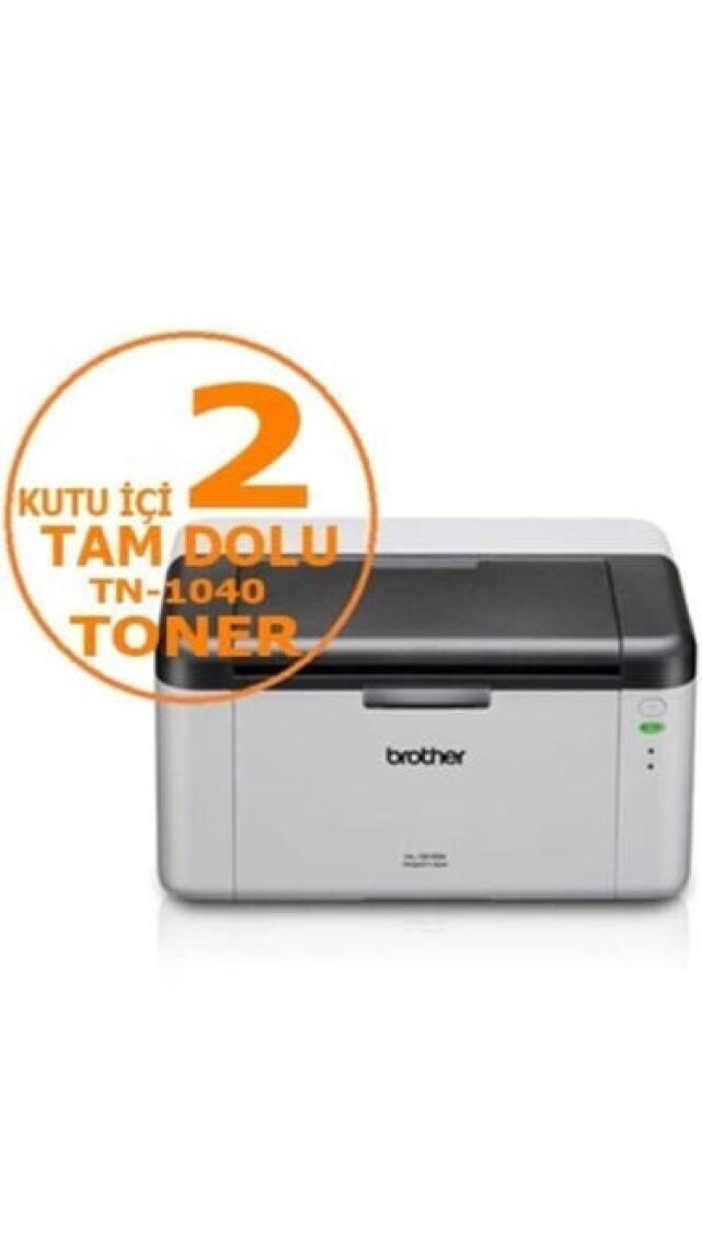 Brother HL-1211W-2T Mono Lazer USB/Wi-Fi A4 Yazıcı -  2 Tam Dolu Tonerli
