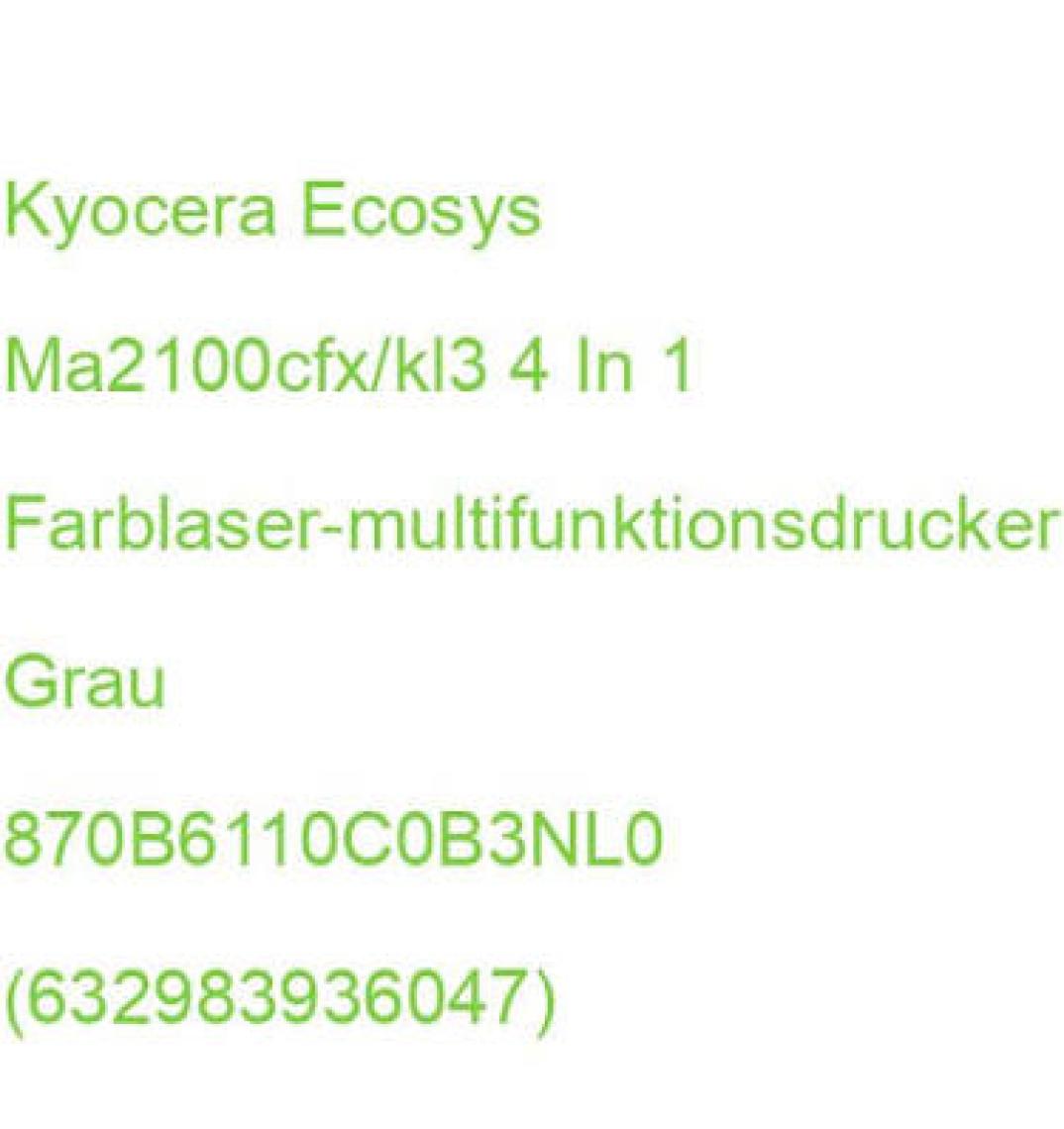 Kyocera Ecosys MA2100CFX Renkli Fotokopi Makinası