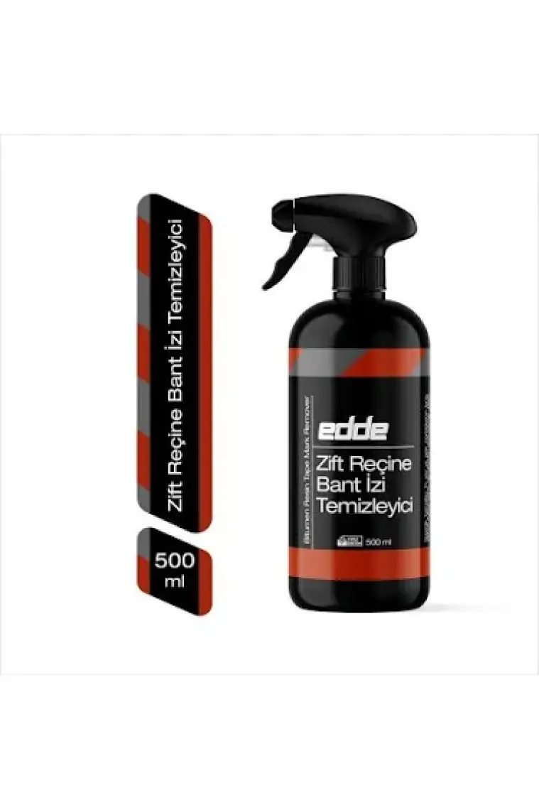 Edde Araba Araç Oto Zift Reçine Böcek Bant İzi Sökücü Temizleyici Temizleme Sprey 500 Ml Oto Detailing