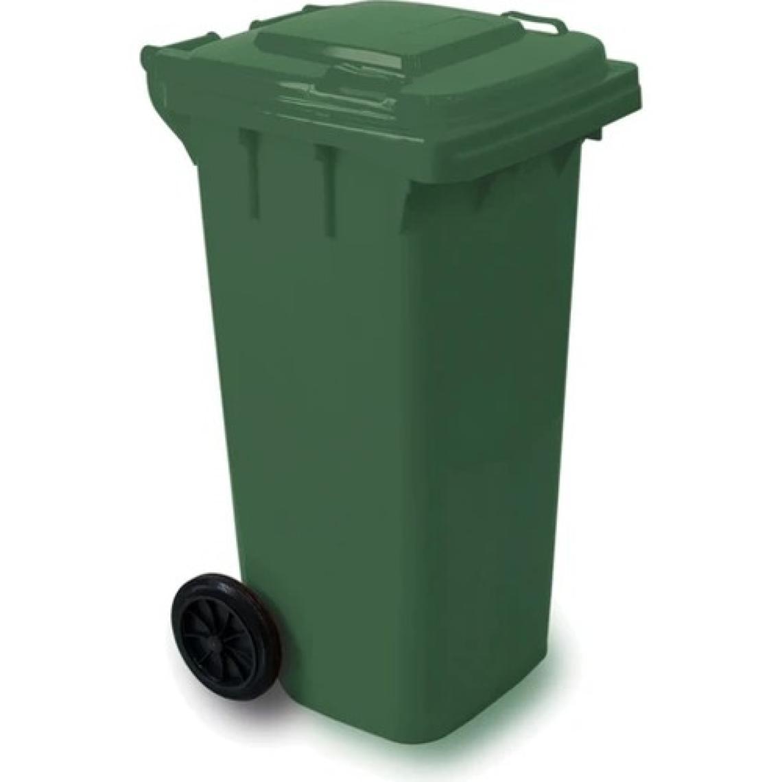 Violet Çöp Konteyneri 120 Litre Konteyner - A+ Isıya Karşı Dayanıklı Malzeme - Yeşil