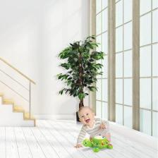 Nettenevime Yapay Ağaç Benjamin 2 Gövdeli Çalılı 120X70CM Siyah Plastik Saksılı