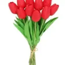 Objevi Dekoratif Yapay Lale - Kırmızı
