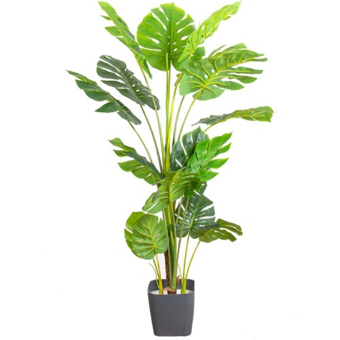 Herdekora Yapay Deve Tabanı Ağacı (Monstera Ağacı) Gerçek Dokulu 16 Yapraklı 15