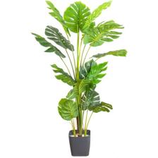 Herdekora Yapay Deve Tabanı Ağacı (Monstera Ağacı) Gerçek Dokulu 16 Yapraklı 15