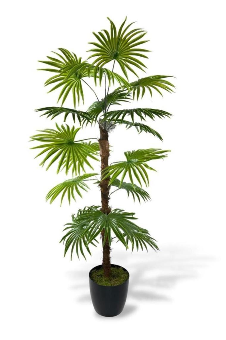 Nettenevime Yapay Ağaç Yelpaze Palmiye Fanpalm 16 Yaprak 115*55CM