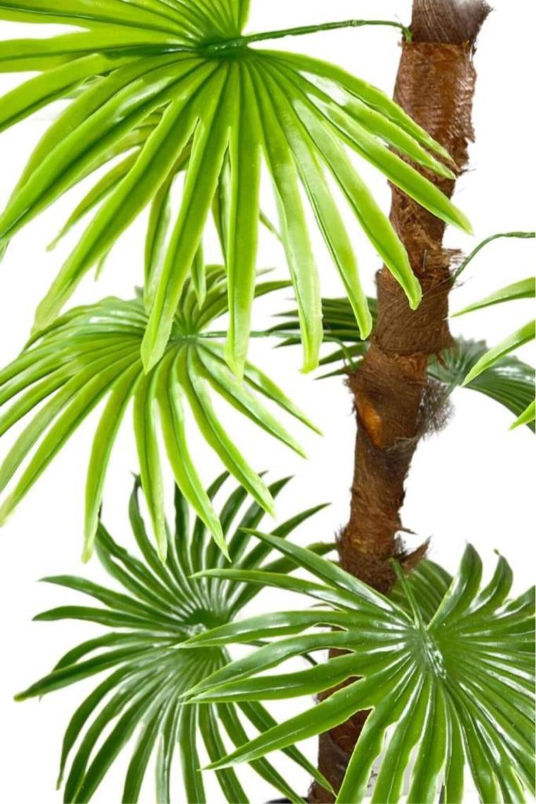 Nettenevime Yapay Ağaç Yelpaze Palmiye Fanpalm 16 Yaprak 115*55CM