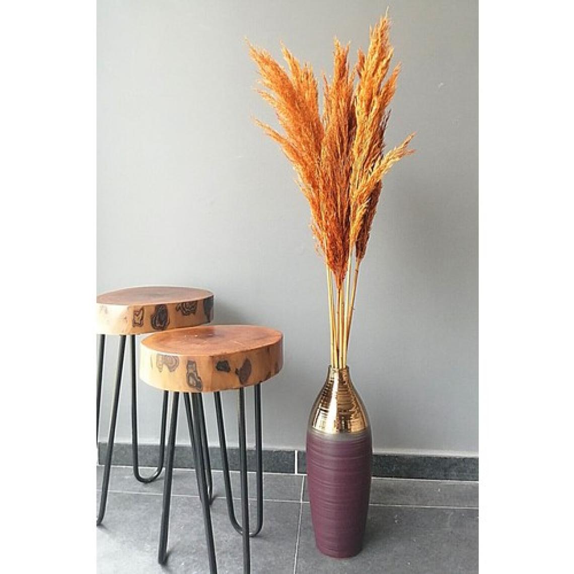 Alyones 8'li Büyük Demet Pampas Turuncu 100CM Boyunda