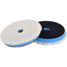Shine Mate Knitted Wool Pad Mavi Taban Agresif Yün Pasta Keçesi 150/160 mm