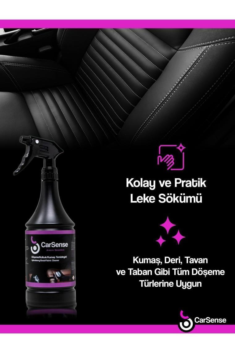Carsense Döşeme Temizleyici Araba Koltuk Temizleme ve Leke Çıkarıcı 500 ml + Döşeme Fırçası Hediyeli