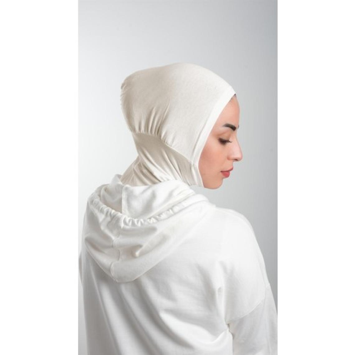 Krem Pratik Hazır Geçmeli Tesettür Bone Sandy Kumaş Spor Hijab 2113_40
