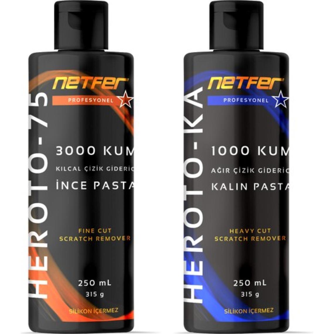 Netfer 2'li İnce Kalın Pasta Set - 2x250 mL