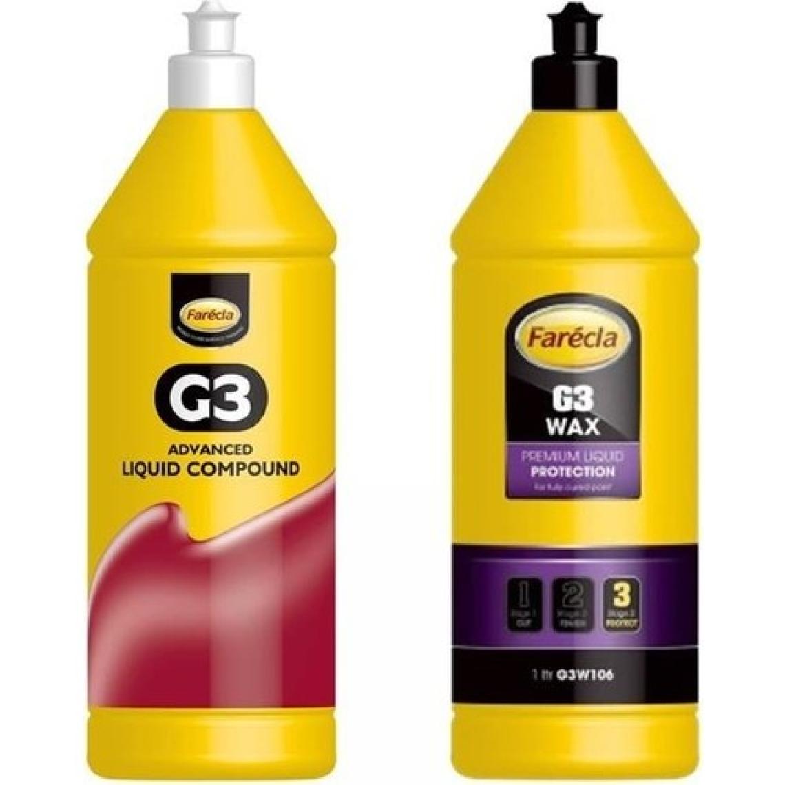 Farecla G3 Sıvı Pasta 1 Litree ++ Farecla G3 Wax Cila 1 Litre