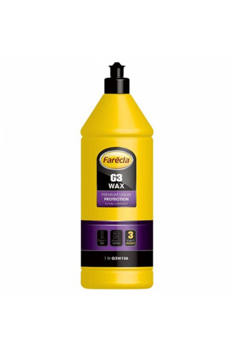 Farecla G3 Pasta 1 Lt + G3 Wax Cila 1 Lt (2 Adet Sünger - 1 Adet Ci̇la - 1 Adet Pasta)