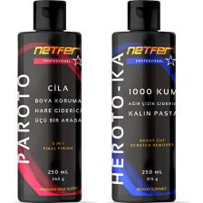 Netfer 2'li Kalın Pasta Cila Set - 2x250 mL