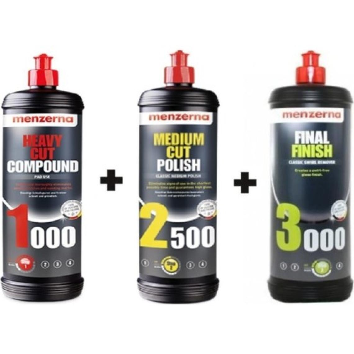 Menzerna 1000-2500-3000 Pasta Hare Giderici Seti 1lt