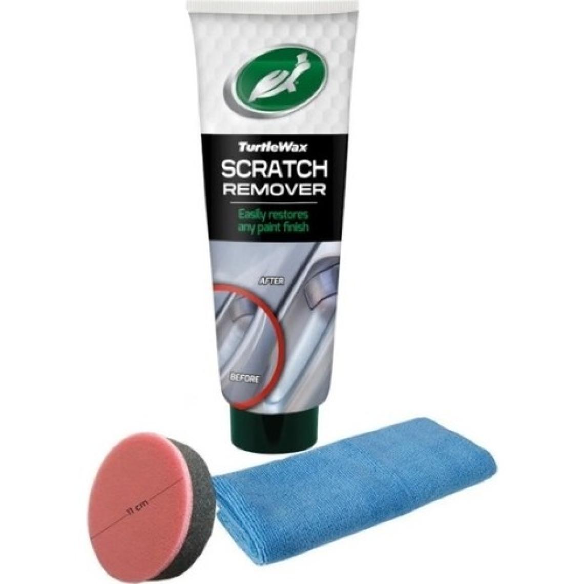 Turtle Wax İnce Çizik Giderici Pasta 100 ml + Uygulama Süngeri + Mikrofiber Bez