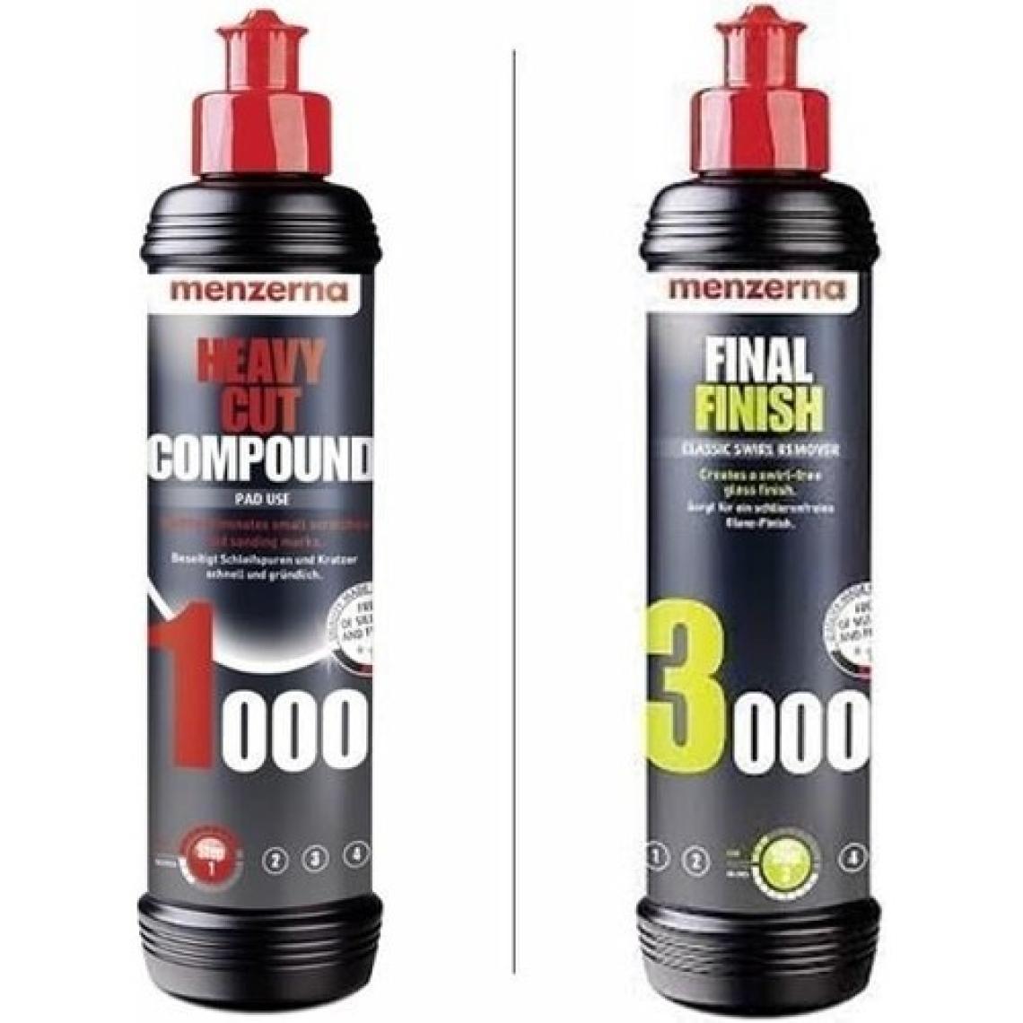 Menzerna Set 250ML 1000 Pasta - 3000 Cila