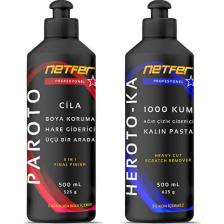 Netfer 2'li Kalın Pasta Cila Set - 2x500 mL
