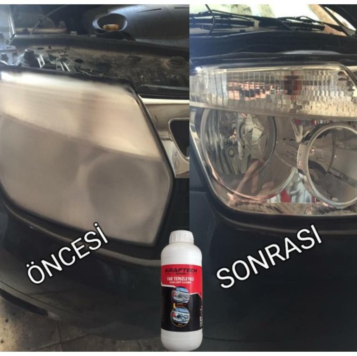 Kraftech Yeni Nesil Far Temizleme Far Parlatma Seti 12 Volt