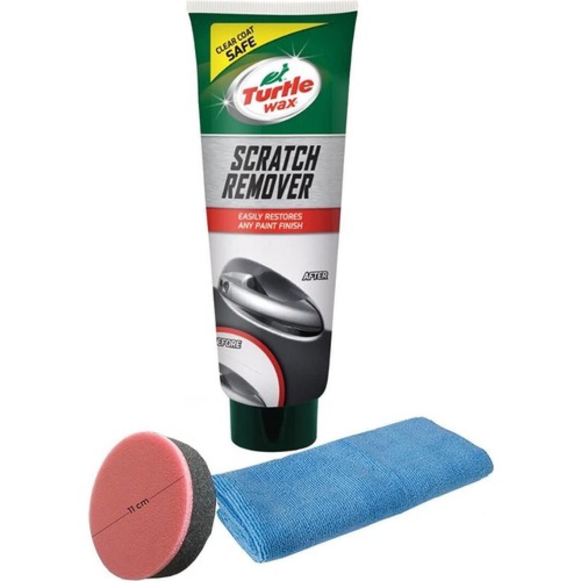 Turtle Wax Ince Çizik Giderici + Uygulama Süngeri + Uygulama Bezi