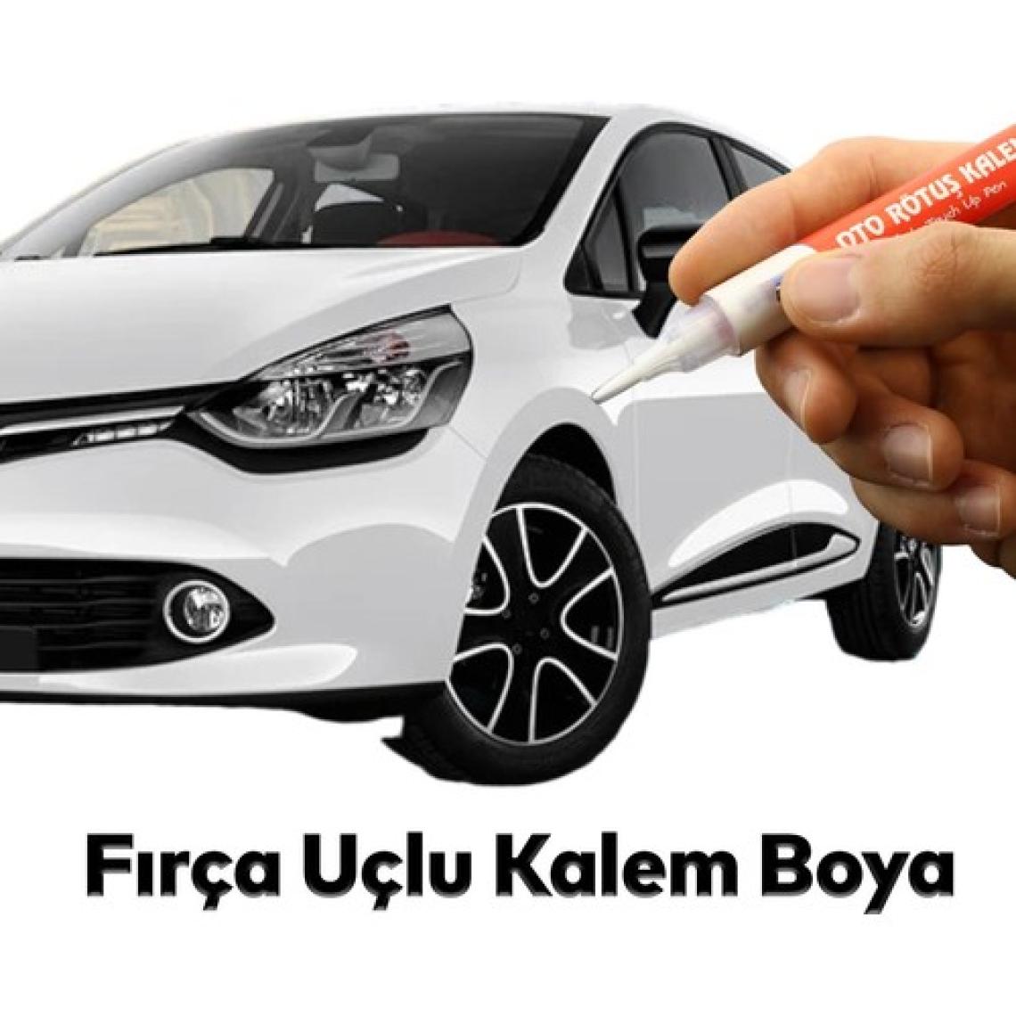 Nzb Oto Rötuş Kalemi 5 ml Araç Kaporta Tampon Çizik Giderici Fırça Yenileme Metalik Beyaz Renk Boya