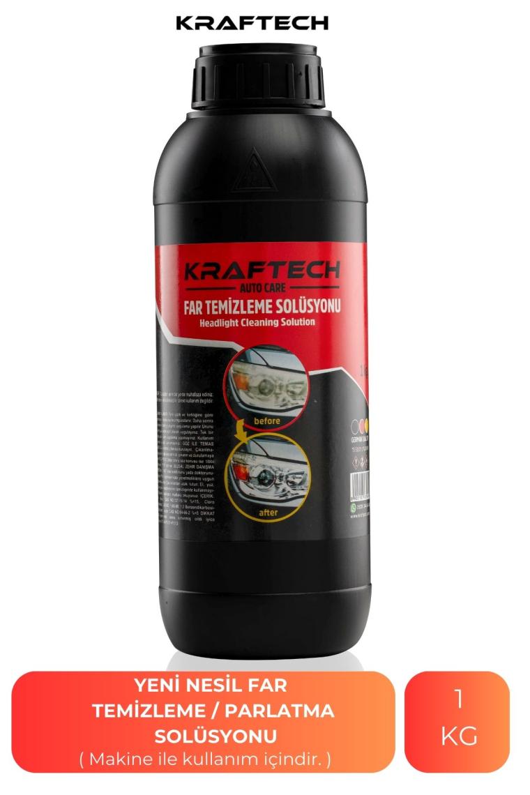 Kraftech Yeni Nesil Buharlı Far Temizleme Sıvısı Far Parlama Solüsyonu Kloroform 1 kg