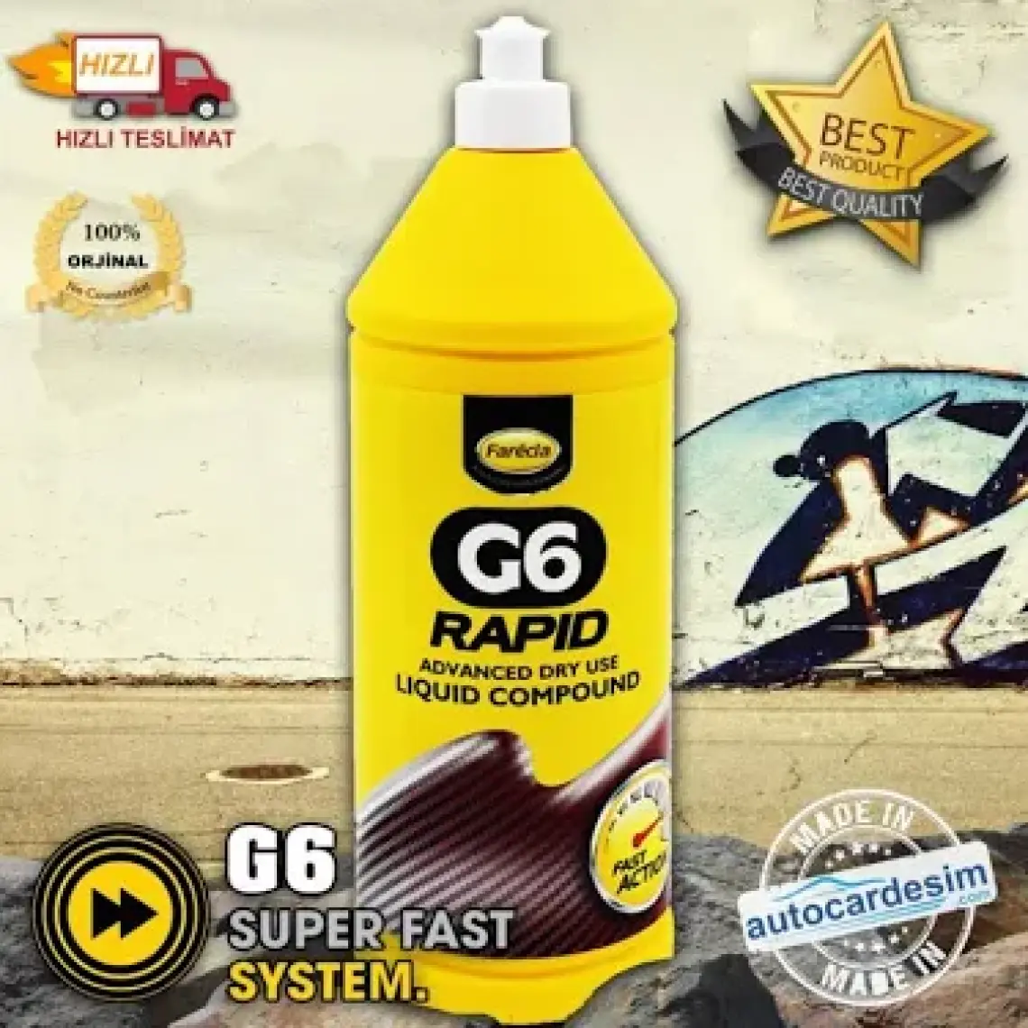 Farecla G6 Kuru Pasta 1 Lt
